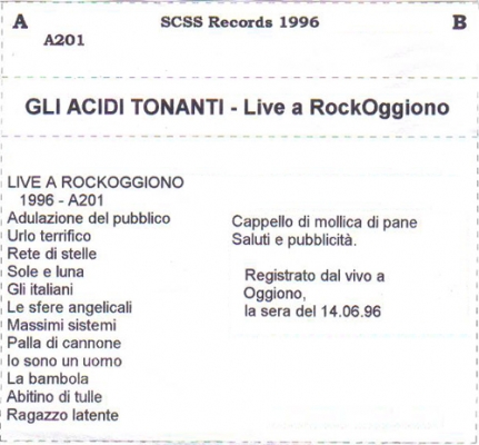 a201 gli acidi tonanti: live a rockoggiono 1996